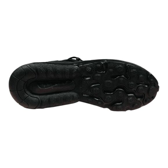 NWOB NIKE Air Max 270 React 'Triple Black' Running Shoes Size 8.5 - Picture 8 of 9